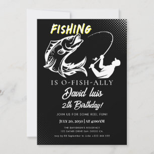 fishing  Birthday Invitation