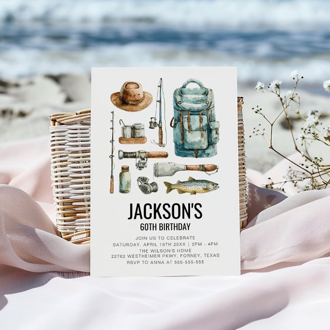 Fishing Birthday Invitation (Creator Uploaded)