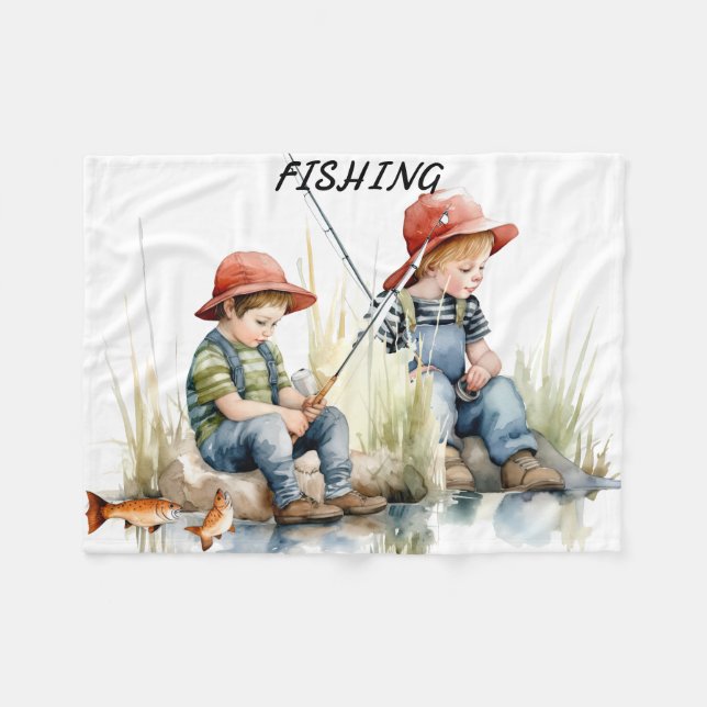FISHING BLANKET FOR BOYS (Front (Horizontal))