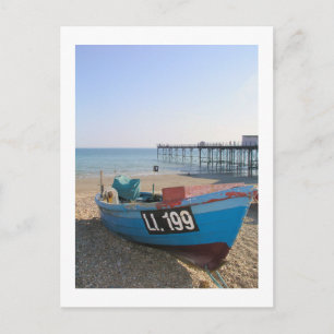 Fishing boat at Bognor Regis Sussex UK Postcard