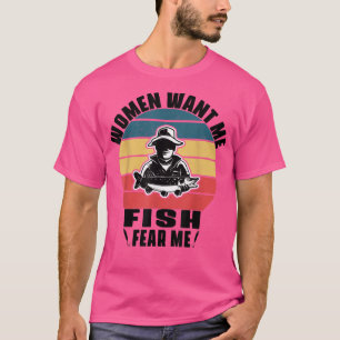 Fishing Boat Captain Worker Officer Women Want Me T-Shirt