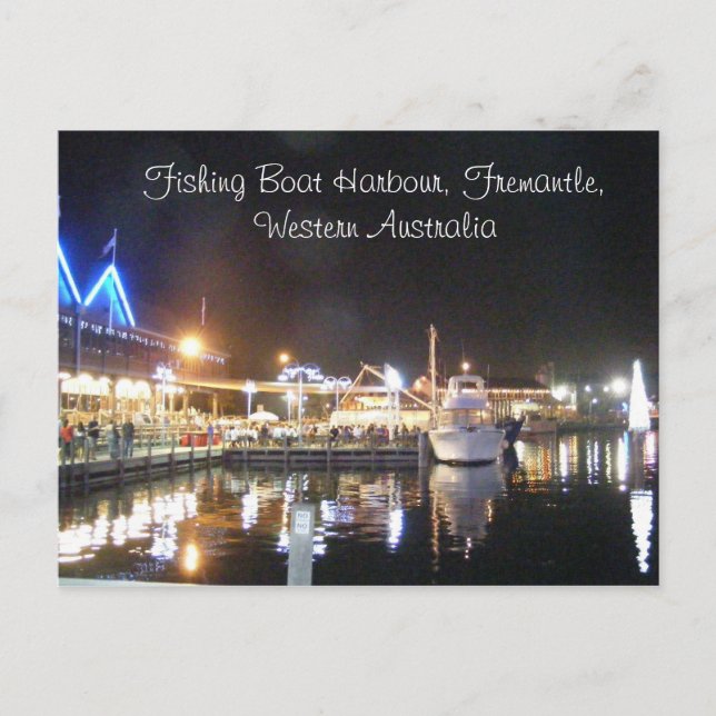 , Fishing Boat Harbour, Fremantle, West... Postcard (Front)