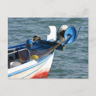 Fishing boat in Katakolon Greece Postcard