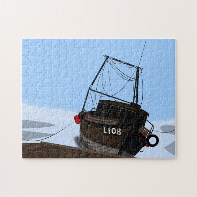Fishing Boat Jigsaw Puzzle (Horizontal)
