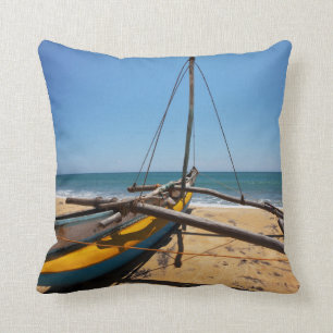 Fishing Boat Moored On Beach Cushion