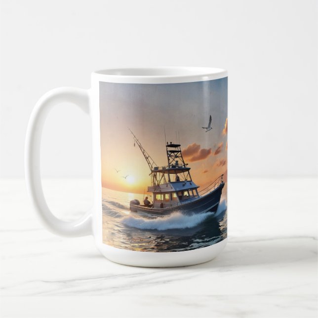 Fishing Boat Mug (Left)