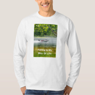 Fishing Boat On The Move Long Sleeve Shirt