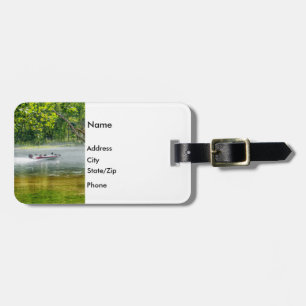 Fishing Boat On The Move Luggage Tag