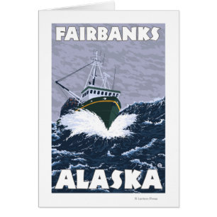 Fishing Boat Scene - Fairbanks, Alaska