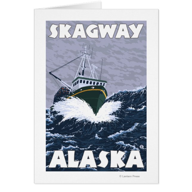 Fishing Boat Scene - Skagway, Alaska (Front)