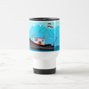 Fishing Boat Travel Mug