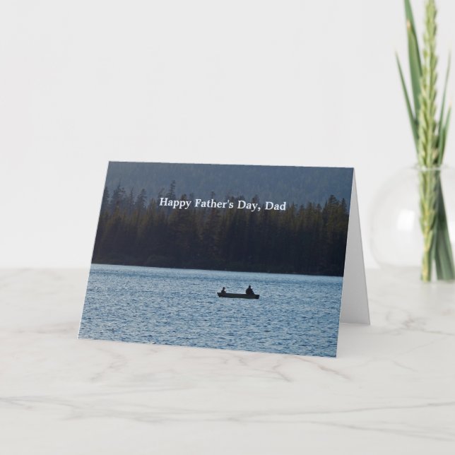 Fishing Boat with Fishermen Father's Day for Dad Card (Front)