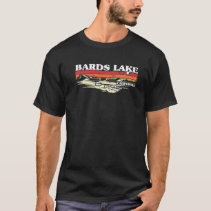 Fishing Boating Camping Lake Vacation Bards Lake P T-Shirt