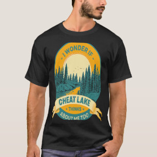 Fishing Boating Camping Lake Vacation Cheat Lake T-Shirt