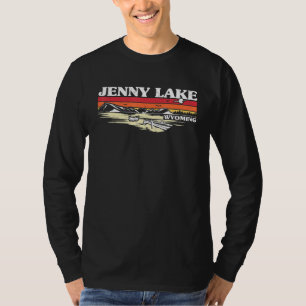 Fishing Boating Camping Lake Vacation Jenny Lake T-Shirt