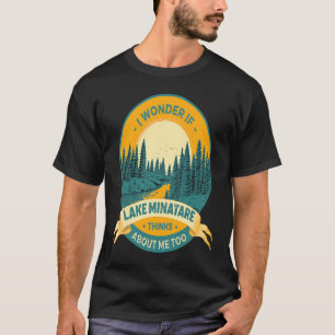 Fishing Boating Camping Lake Vacation Lake Minatar T-Shirt