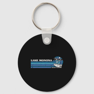 Fishing Boating Camping Lake Vacation Lake Monona  Key Ring
