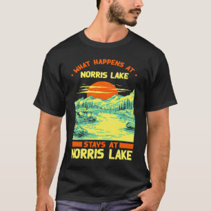 Fishing Boating Camping Lake Vacation Norris Lake T-Shirt