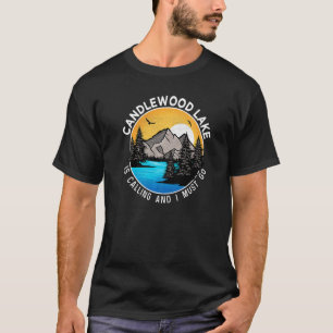 Fishing Boating Camping Lakeview Candlewood Lake T-Shirt