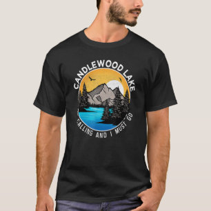 Fishing Boating Camping   Lakeview Candlewood Lake T-Shirt