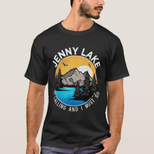 Fishing Boating Camping - Lakeview Jenny Lake T-Shirt