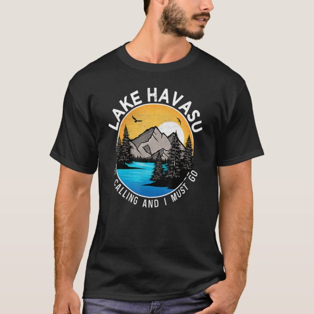 Fishing Boating Camping   Lakeview Lake Havasu T-Shirt (Front)