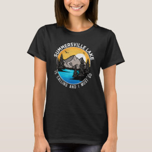 Fishing Boating Camping   Lakeview Summersville La T-Shirt