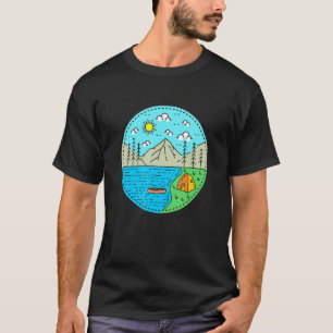 Fishing Boating Camping   My Happy Place Lake Anna T-Shirt