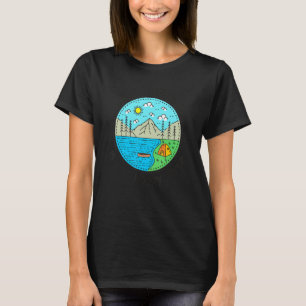 Fishing Boating Camping   My Happy Place Lake Char T-Shirt