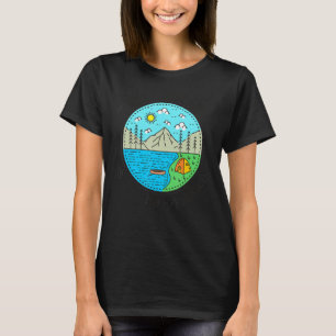 Fishing Boating Camping My Happy Place Table Roc T-Shirt