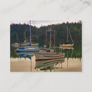 Fishing Boats and Sailboats Business Card