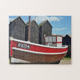 Fishing Boats at Hastings Sussex Jigsaw Puzzle