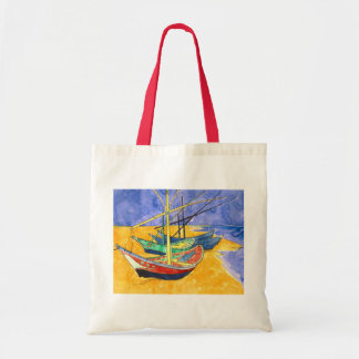 Fishing Boats Beach Saintes-Maries Van Gogh Fine Tote Bag