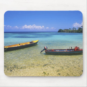 Fishing Boats, Boston Beach, Port Antonio, Mouse Pad