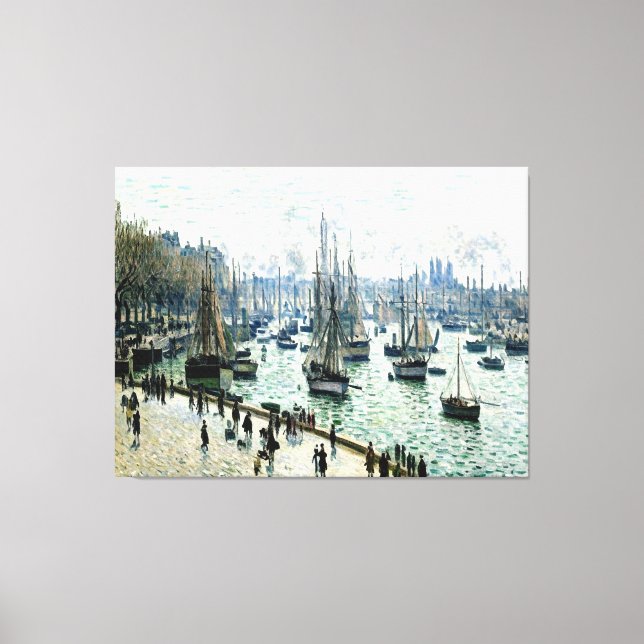 Fishing Boats Canvas Print (Front)