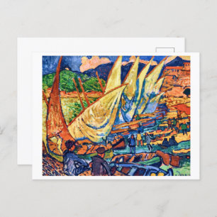 Fishing Boats, Collioure Andre Derain Postcard