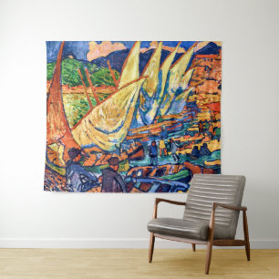 Fishing Boats, Collioure Andre Derain Tapestry