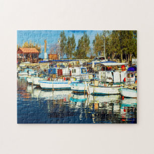 Fishing Boats Cyprus. Jigsaw Puzzle