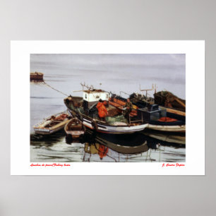 Fishing boats/Fishing boats Poster