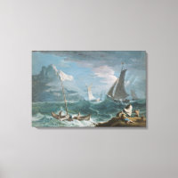 Fishing Boats in a Storm