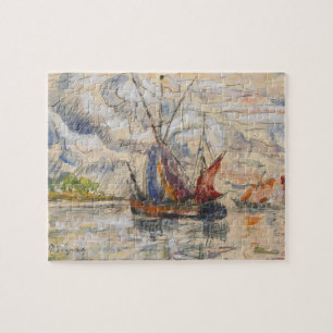 Fishing Boats in La Rochelle, c.1919-21 Jigsaw Puzzle