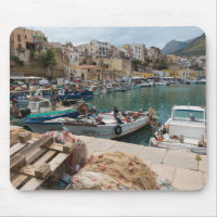 Fishing boats in the Castellammare del Golfo port