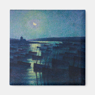 Fishing Boats in the Moonlight (Camaret, France) Magnet