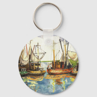 Fishing Boats Key Ring