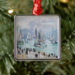 Fishing Boats Leaving the Harbour | Claude Monet Metal Tree Decoration<br><div class="desc">Fishing Boats Leaving the Harbour,  Le Havre (1874) by French impressionist artist Claude Monet. Original fine art painting is an oil on canvas depicting an abstract seascape with ships on the water and people in the foreground.

Use the design tools to add custom text or personalise the image.</div>