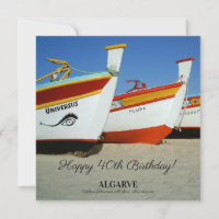 Fishing Boats on Algarve's Beach Photo