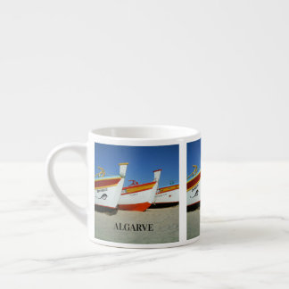 Fishing Boats on Algarve's Beach Photo Espresso Cup