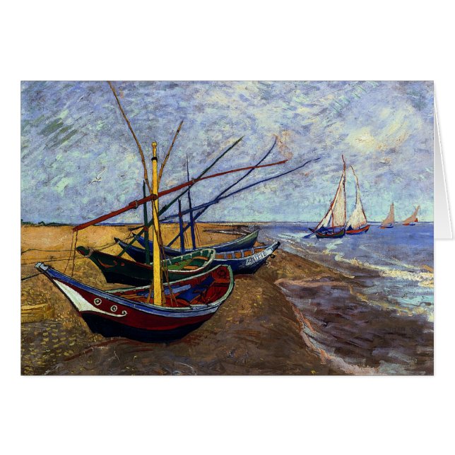 Fishing Boats on Beach (Front Horizontal)