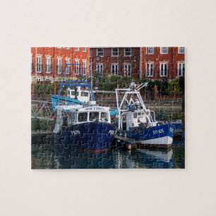 Fishing boats, Portsmouth, England Jigsaw Puzzle