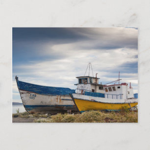 Fishing boats postcard
